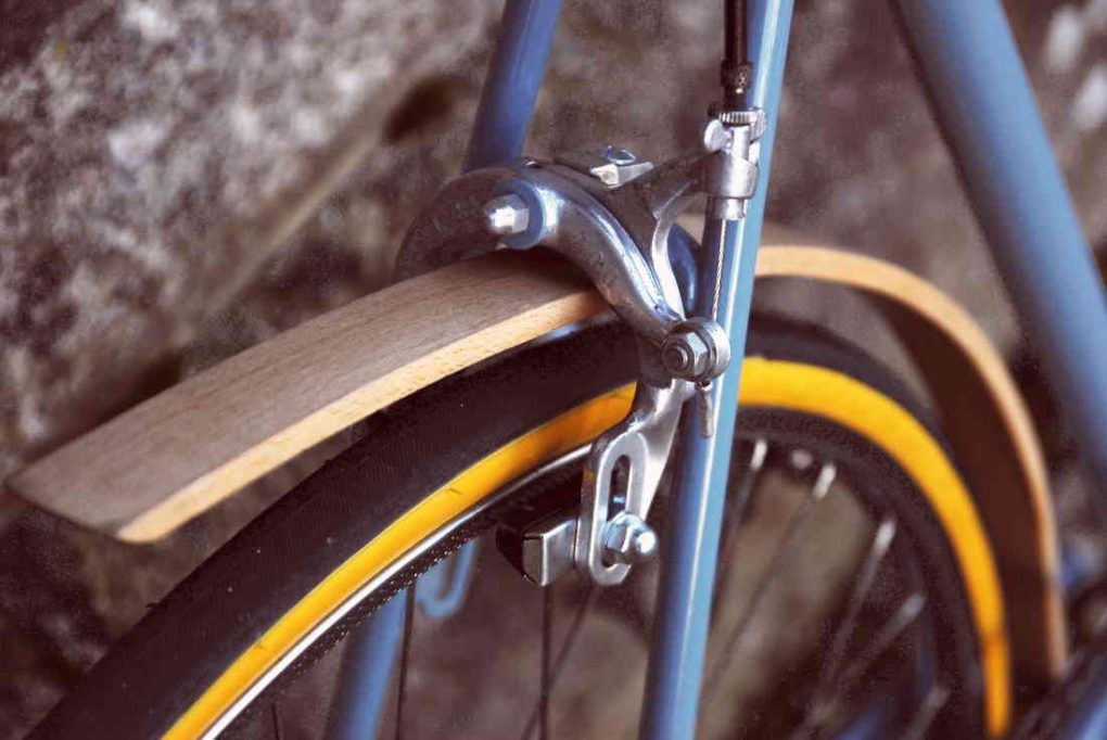 cycles tempête alpina bicyclette vinatge élégante garde-boue bois vernis freins clb