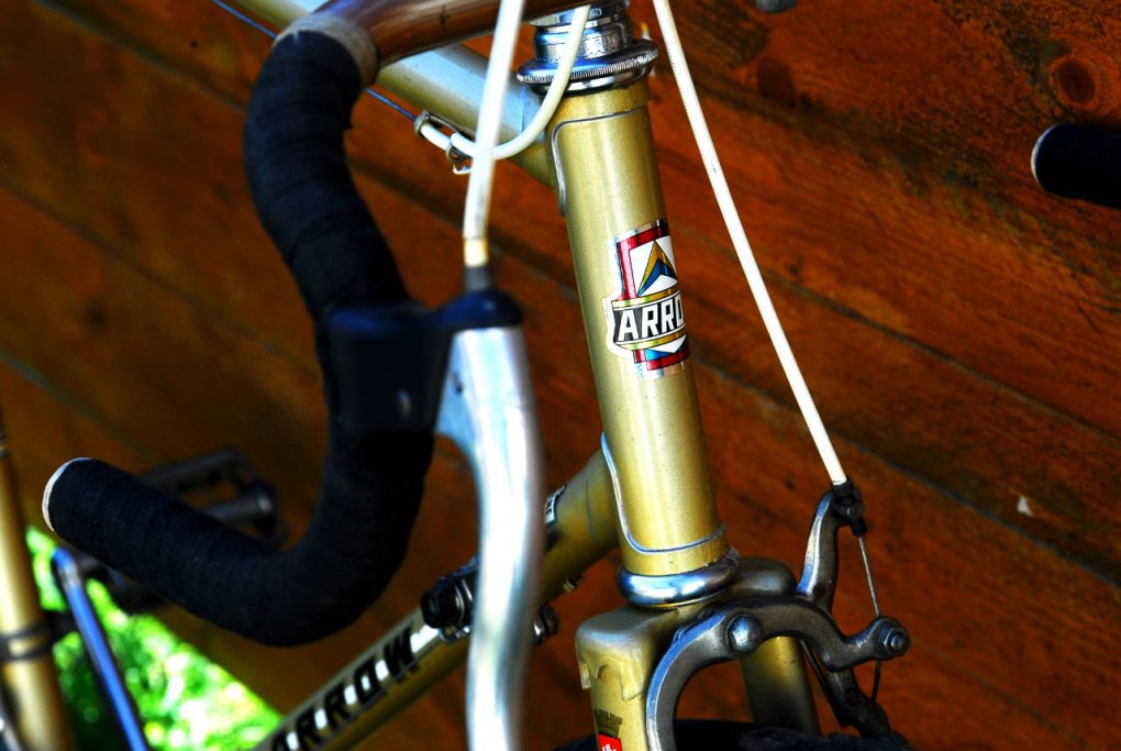 Vélo Vintage route Arrow badge guidoline coton
