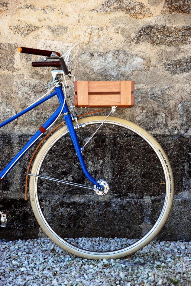 flosbike velo porteur vintage beach cruiser bois finition haut de gamme