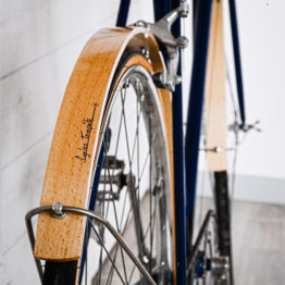 GARDE BOUE en BOIS Acajou Vélo Cycle Vintage Retro