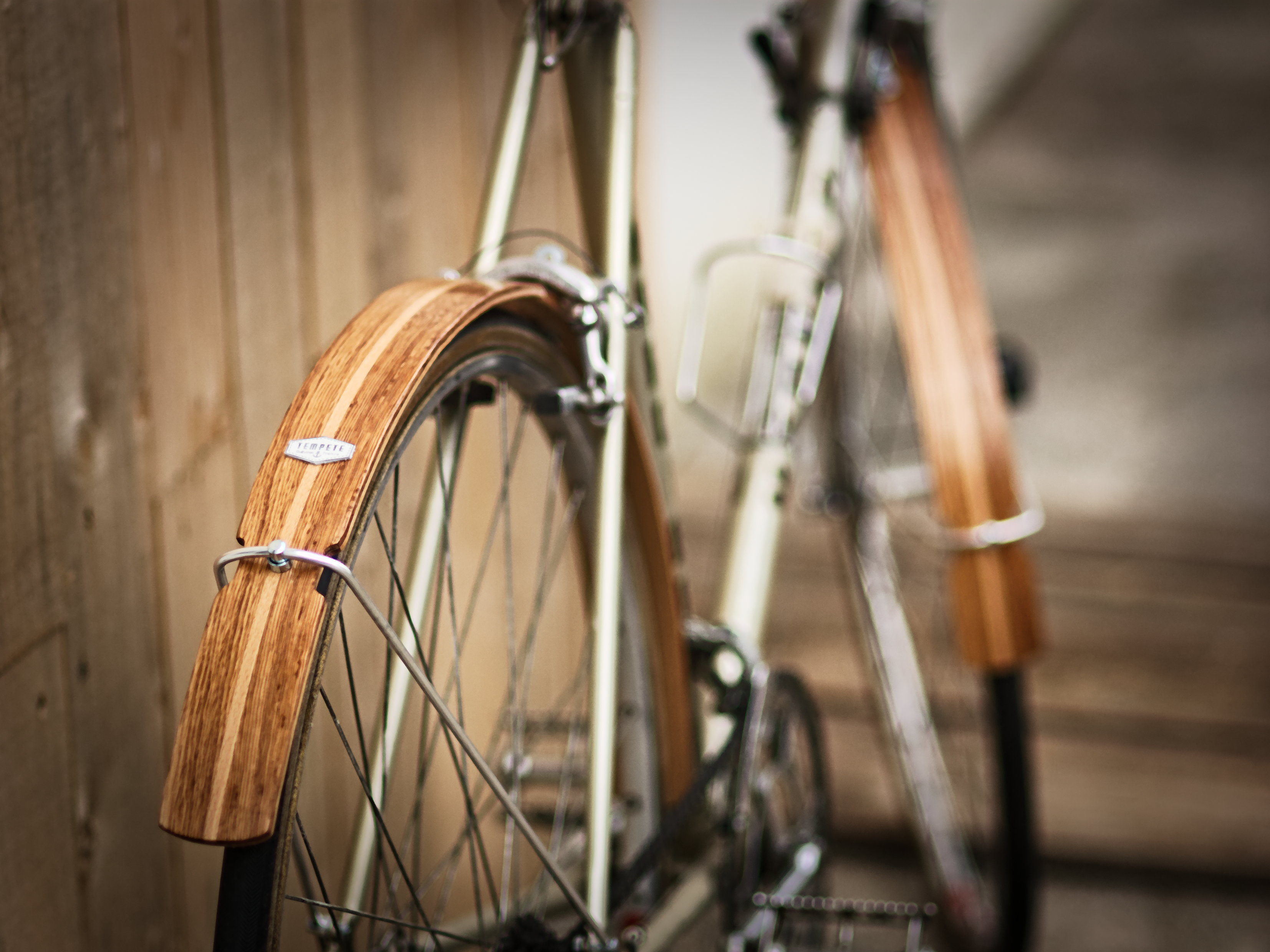 Le baroudeur – Garde boue vélo bois – Cycles Tempête