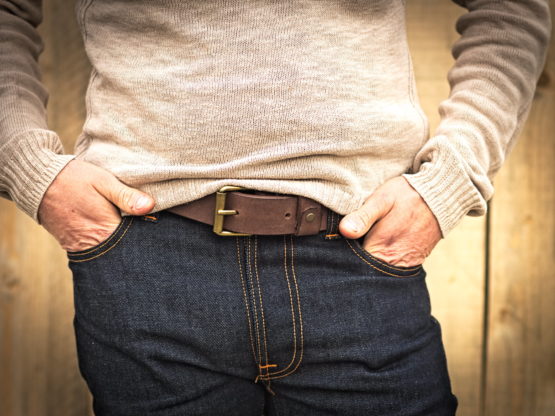 Ceinture cuir - Moka – Image 2