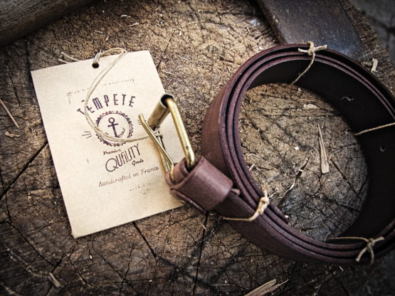 Ceinture cuir - Moka – Image 5