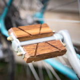 Pédales vélo bois - chêne foncé, chêne claire ou hêtre. – Image 7