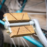 Pédales vélo bois - chêne foncé, chêne claire ou hêtre. – Image 6