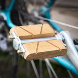 Pédales vélo bois - chêne foncé, chêne claire ou hêtre. – Image 5