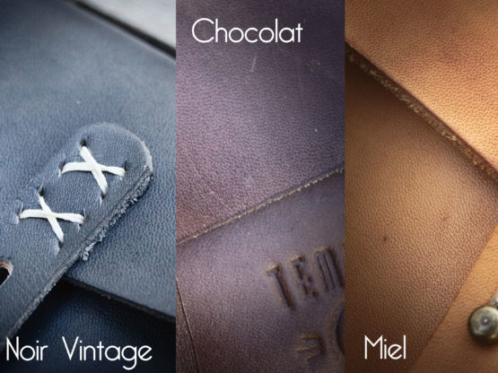 Le Postier, sacoche cuir et bois - Miel, chocolat ou noir vintage – Image 10