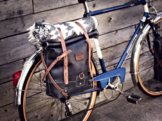 Cargo - Sacoche vélo latéral - Couleur Miel, chocolat ou Noir vintage. – Image 11