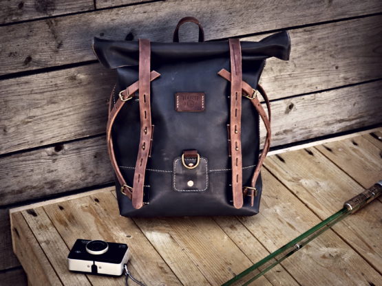 Cargo - Sacoche vélo latéral - Couleur Miel, chocolat ou Noir vintage. – Image 3