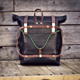 Cargo - Sacoche vélo latéral - Couleur Miel, chocolat ou Noir vintage. – Image 5