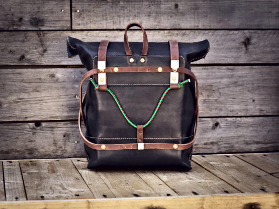 Cargo - Sacoche vélo latéral - Couleur Miel, chocolat ou Noir vintage. – Image 5
