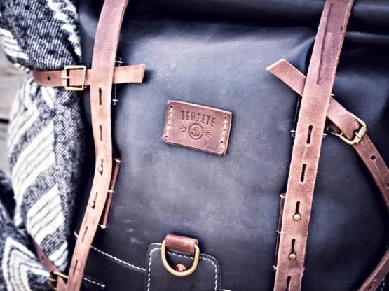Cargo - Sacoche vélo latéral - Couleur Miel, chocolat ou Noir vintage. – Image 9