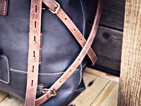 Cargo - Sacoche vélo latéral - Couleur Miel, chocolat ou Noir vintage. – Image 8