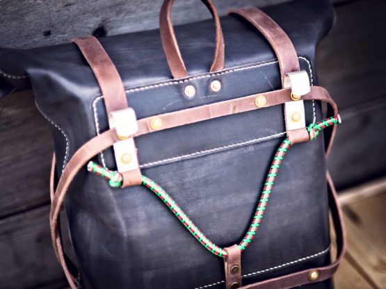 Cargo - Sacoche vélo latéral - Couleur Miel, chocolat ou Noir vintage. – Image 7